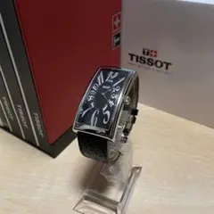 最終価格 美品 定価6万 希少カラー黒■ティソ ヘリテージ バナナ ウォッチ