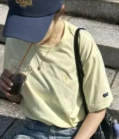 GeeRA 別注U.S.POLO ASSN.ワンポイント刺繍カラーT