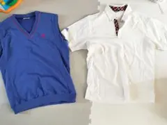 アディダス ポロシャツとベストのセット　xl