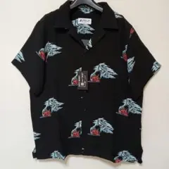 LURKING CLASSラーキングクラス新品未使用ボタンダウン半袖シャツ総柄L