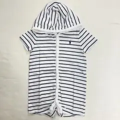 Ralph Lauren ストライプロンパース 12M