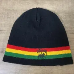 【stussy ニット帽】 ラスタライオン オールドステューシー USA製