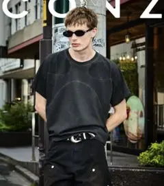 PANEL HALF SLEEVE TEE CONZ