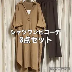 【美品】 レディースまとめ売り シャツワンピコーデセット Lサイズ