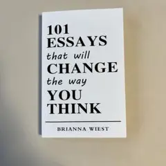 新品未開封101 Essays that will CHANGE the way