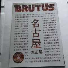 BRUTUS vol.895 名古屋の正解 2019年7 月1日