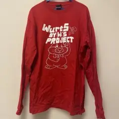 Wurt's BY US PROJECT 赤 ロングスリーブTシャツ