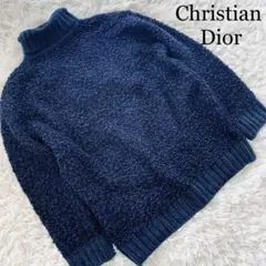 Christian Dior タートルネック ニット セーター ゆったり 厚手