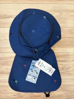 日除付サーフハット　ヤシの木刺繍