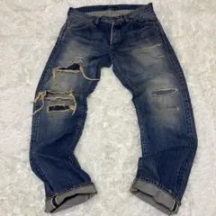 極美品✨️ JOHNBULL ジョンブル ダメージ加工 クラッシュ Lサイズ