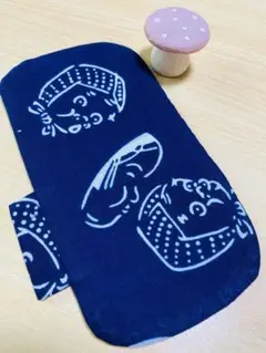 おかめ、ひょっとこ　ハンカチ