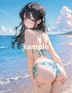 AIイラスト 美女 A4ポスター I65
