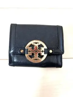 激安!早い者勝ち!美品!トリーバーチ 二つ折財布 ブラック