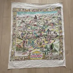 ヨセミテ国立公園 タペストリー　Yosemite California map