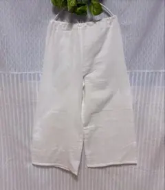 ペチパンツ　ハンドメイド　コットン100% 白ダブルガーゼ