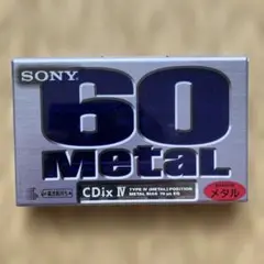 SONY CDiX IV 60 メタルカセットテープ