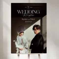 写真レタッチ無料 結婚式 ウェルカムボード パネル ウェルカムスペース ボード