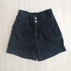 GU　ショートパンツ　黒　ティーンM　150cm
