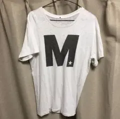 M エム Tシャツ 白 亀梨着