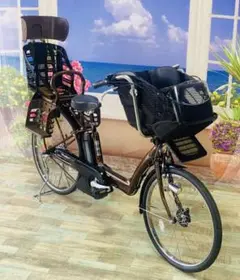 4209 電動自転車ブリヂストン子供乗せ 26インチ ハイクオリティ ブラウン