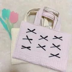 【ピンクQ】レビューブックカバー　 ジプソフィア風　透明ポケット付き　数量限定