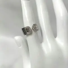 Cartier(カルティエ) 2C リング ダイヤモンド WG 8号 KK094
