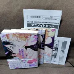 BL新刊　舌先から恋３(アニメイトセット)