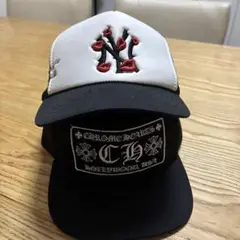 CHROME HEARTS 風ブラックキャップ