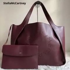 ☆美品☆ StellaMcCartney トートバッグ ボルドー ポーチ