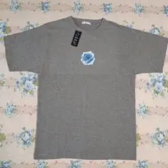 フラワーグラフィックＴシャツ【新品】М グレー レア お得