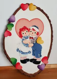 トールペイント作品　アン&アンディとベアーのリバーシブル