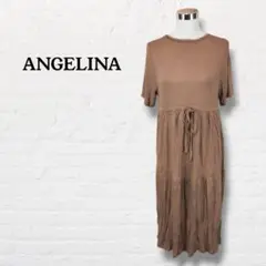 ANGELINA☆半袖カットソーワンピース【M相当】