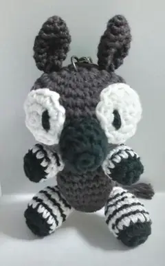 オカピのあみぐるみ　ハンドメイド