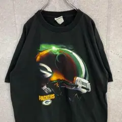 NFL グリーンベイパッカーズ　ヘルメット　リアルプリントTシャツ2XL程度