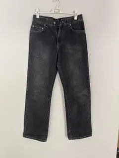 Calvin Klein Jeans ブラック ストレートデニム