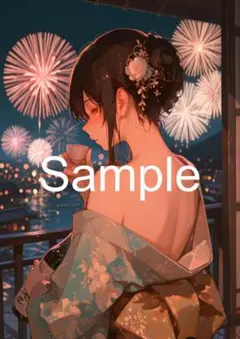 A4サイズアートポスター 1点もの 美女ポスター最高品質 E-B--７４