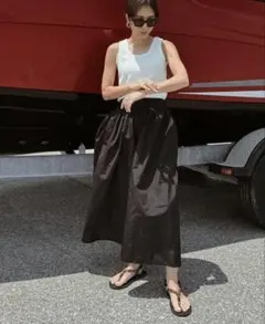 正規品 machatt メモリーキュロットパンツ ブラック