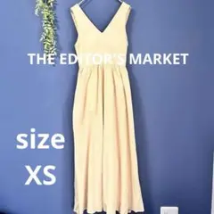 THE EDITOR'S MARKET【XS】ロングフレアワンピース　Vネック