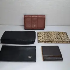 財布　5点セット　長財布　折りたたみ財布　小銭入れ　まとめて