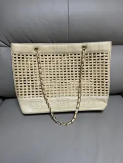値下げ！CHANEL ブラック かごバッグ ブラック（黒）系 CHANEL(シャネル) かごバッグ(レディース