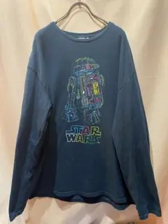 スターウォーズ　R2-D2 長袖カットソー Tシャツ　ロンT