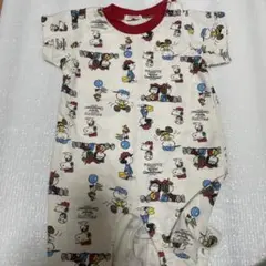 スヌーピー　ベビーロンパース　80