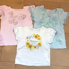 mezzo piano 110cm 半袖シャツ　３枚セット