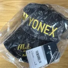YONEX2025ALLJAPANキャップ黒金