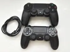 PS4 コントローラー 2個セット ブラック