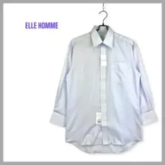 未使用品✨ ELLE エル 長袖 ストライプ シャツ フォーマル ビジネス 青