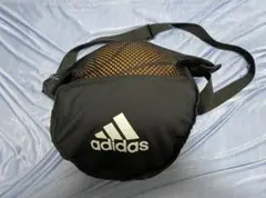 adidas ボールバッグ 黒 メッシュ