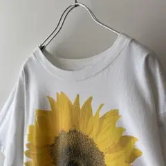 90s ひまわり Tシャツ Lサイズ 半袖 USA製STUDIO Q