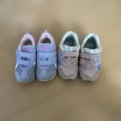ニューバランス　アシックス　子どもスニーカー　18 17.5