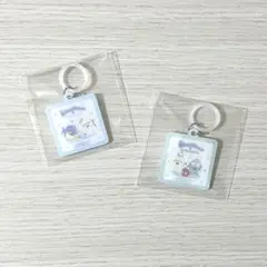 しろたん はぴだんぶい キャンドゥ トレーディングアンブレラチャーム 2個セット